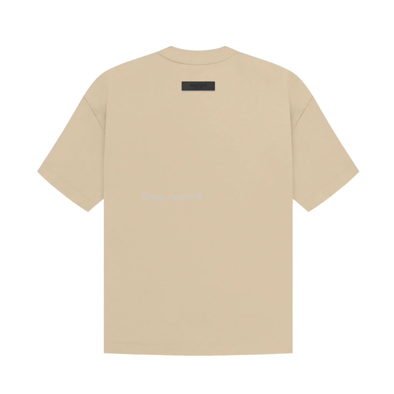 Fear Of God Essentials Fog Logo Letter Short Sleeve T Shirt Plum Purple (3) - newkick.cc